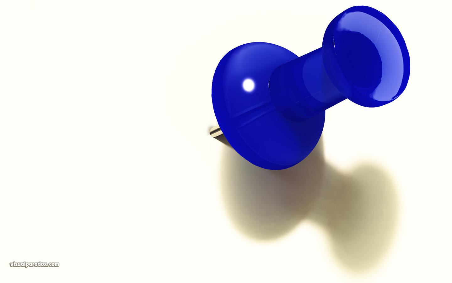 tack, pin, blue, plastic, stick, poke, tacked, fastener, point, sharp, 3d, wallpaper, widescreen