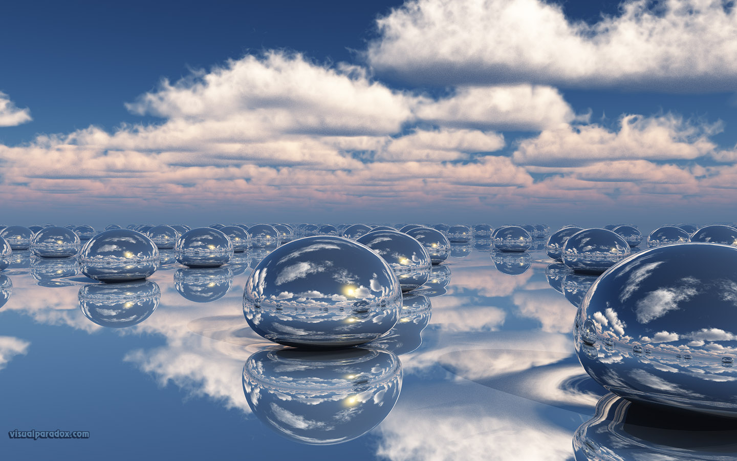 Mercury, beads, clouds, rain, balls, drips, drops, 3d, wallpaper, widescreen