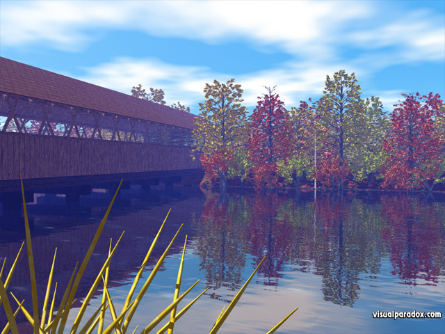 Free 3D Wallpaper 'Autumn' 640x400
