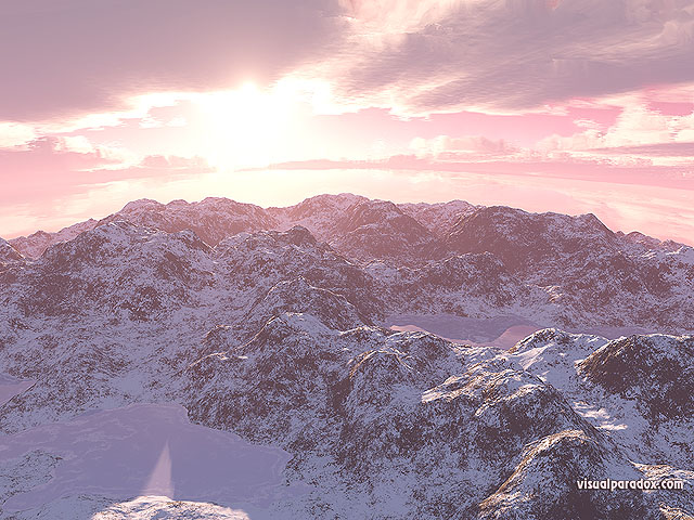 Free 3D Wallpaper 'Cold Dawn' 640x400