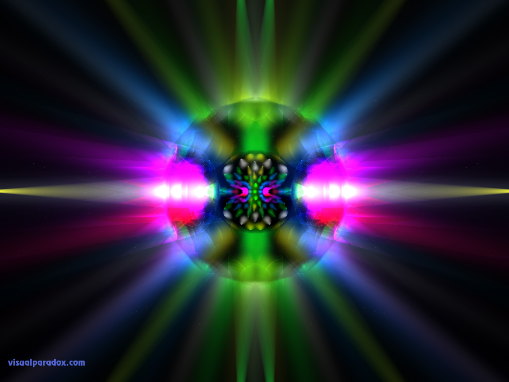 lights, alien, ufo, sphere, colors, rainbow, spot, ball, dance, disco, dark, 3d, wallpaper