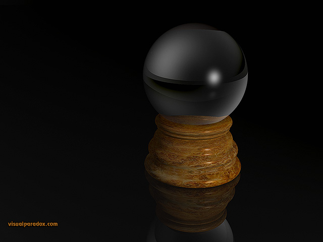Free 3D Wallpaper 'Crystal Ball' 640x400