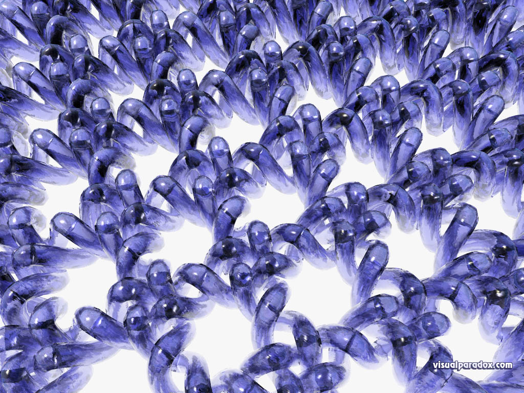 abstract, non-objective, blue, wicker, radial, knot, glass, mesh, tubes, 3d, wallpaper