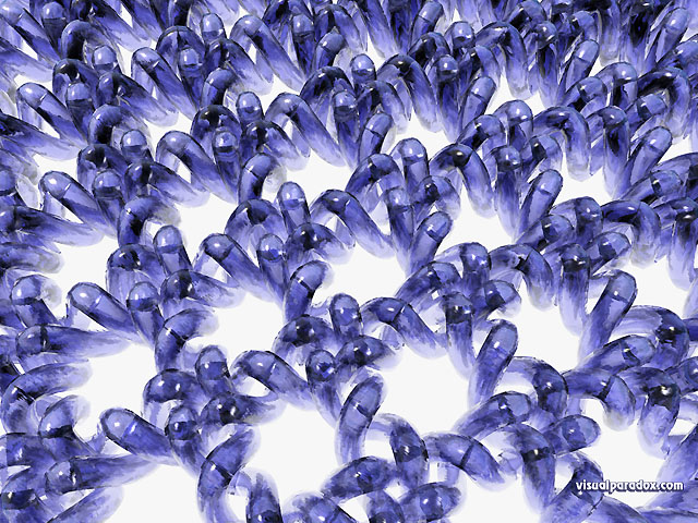 Free 3D Wallpaper 'Crystal Weave' 640x400