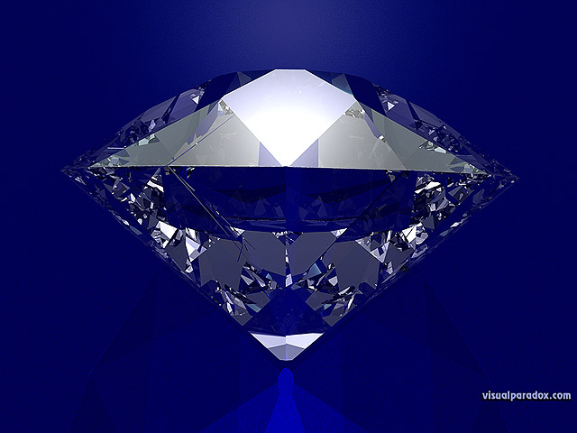 Free 3D Wallpaper 'Diamond' 640x400