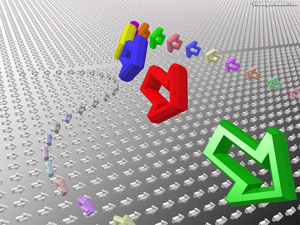 arrow, pointer, unconventional, liberal, cursor, arrows, pointers, 3d, wallpaper