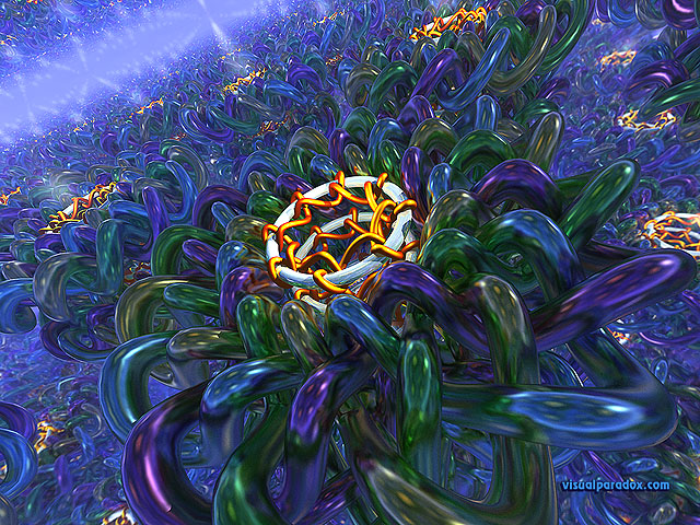 Free 3D Wallpaper 'Entanglers' 640x400