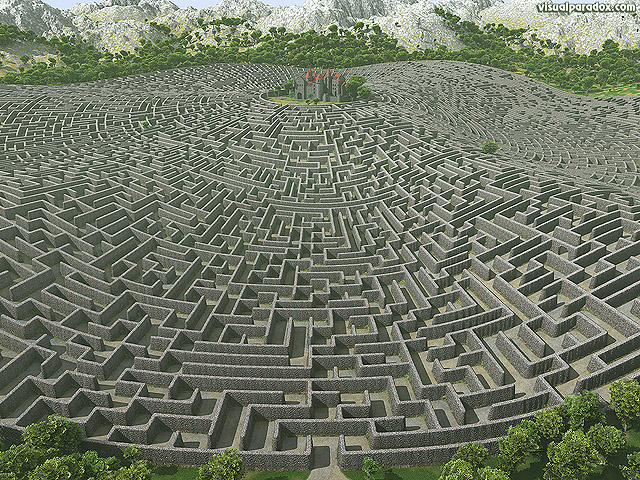 Free 3D Wallpaper 'Far Keep' 640x400