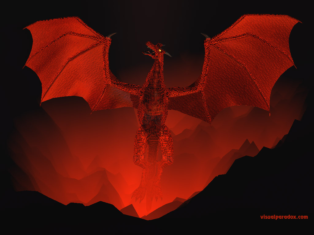 dragon, phoenix, rise, arise, life, burn, hell, hole, rising, flying, ashes, dragons, 3d, wallpaper