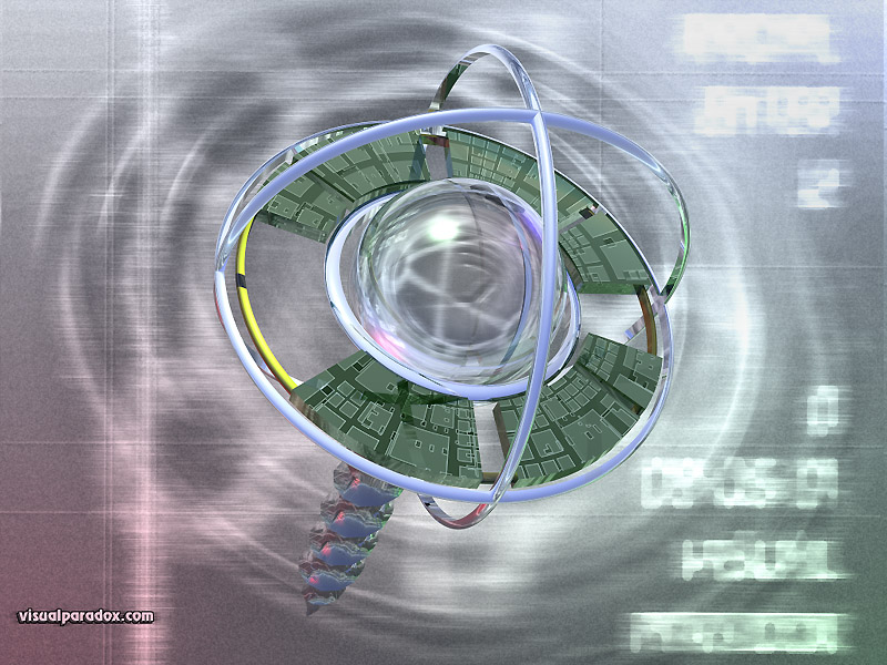 Computer, circut, board, crystal, blur, screw, technology, future, modern, 3d, wallpaper