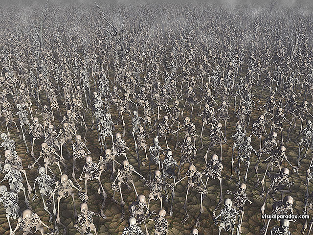 Free 3D Wallpaper 'The Horde' 640x400