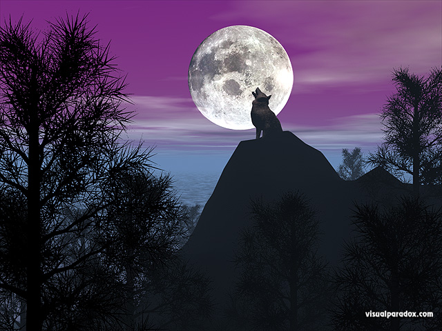 Free 3D Wallpaper 'Howler' 640x400