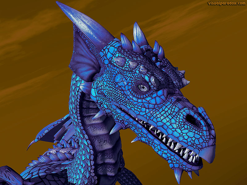 dragon, wyrm, mythical, monster, soar, closeup, detail, yellow, gold, copper, dragons, 3d, wallpaper