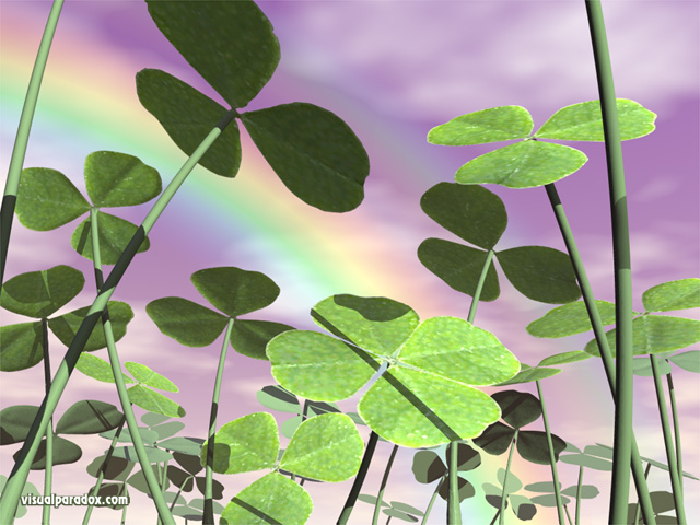 Free 3D Wallpaper 'Lucky Day' 640x400