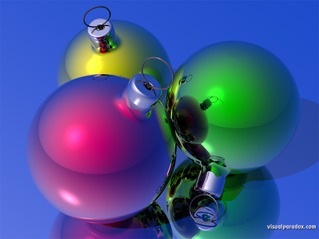 Free 3D Wallpaper 'Ornaments' 640x400