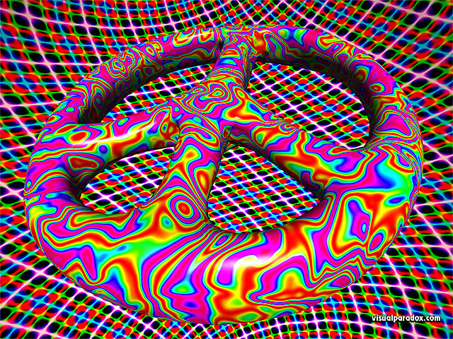 Free 3D Wallpaper 'Peace Sign' 640x400