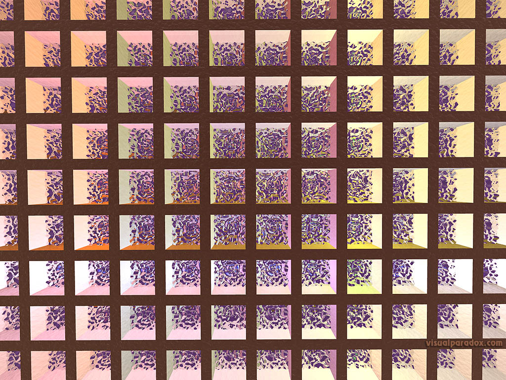 grid, light, ripples, square, pattern, abstract, squares, 3d, wallpaper