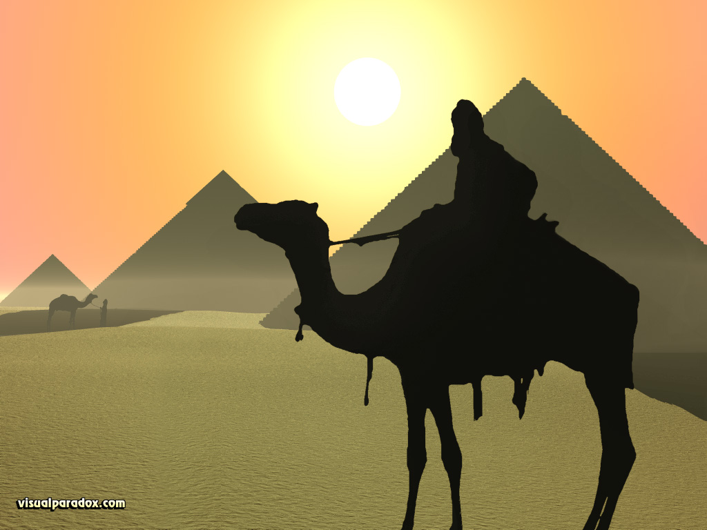 Pyramids Desert