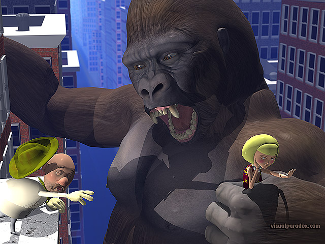 Free 3D Wallpaper 'The Rescue' 640x400