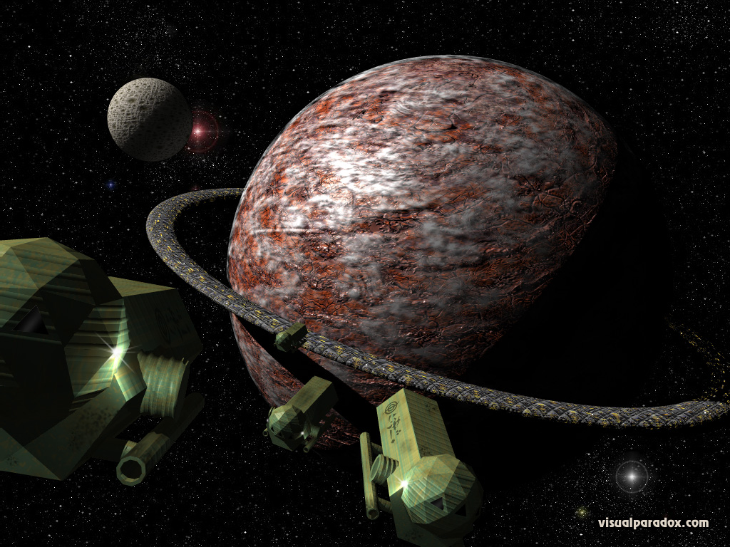 planet, space, ships, satellite, dyson, convoy, ship, 3d, wallpaper