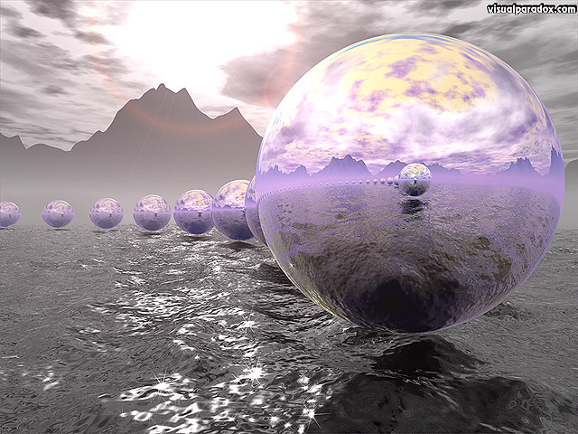 Free 3D Wallpaper 'Round' 640x400