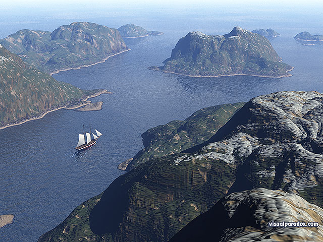 Free 3D Wallpaper 'South Passage' 640x400