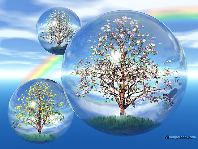 Free 3D Wallpaper 'Spring Aerium' 640x400