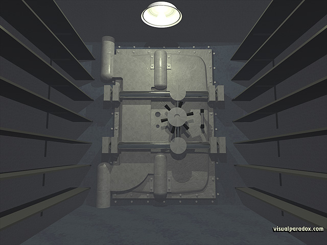 Free 3D Wallpaper 'The Vault' 640x400