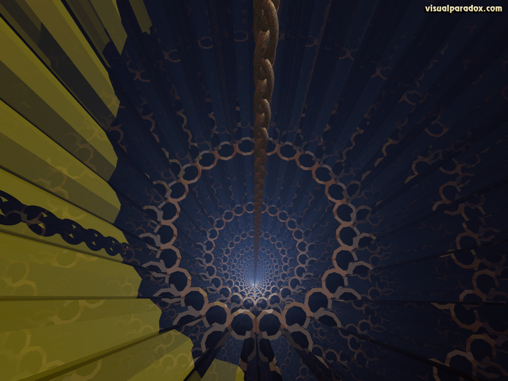 tube, deep, depth, chain, hole, bottomless, pit, 3d, wallpaper