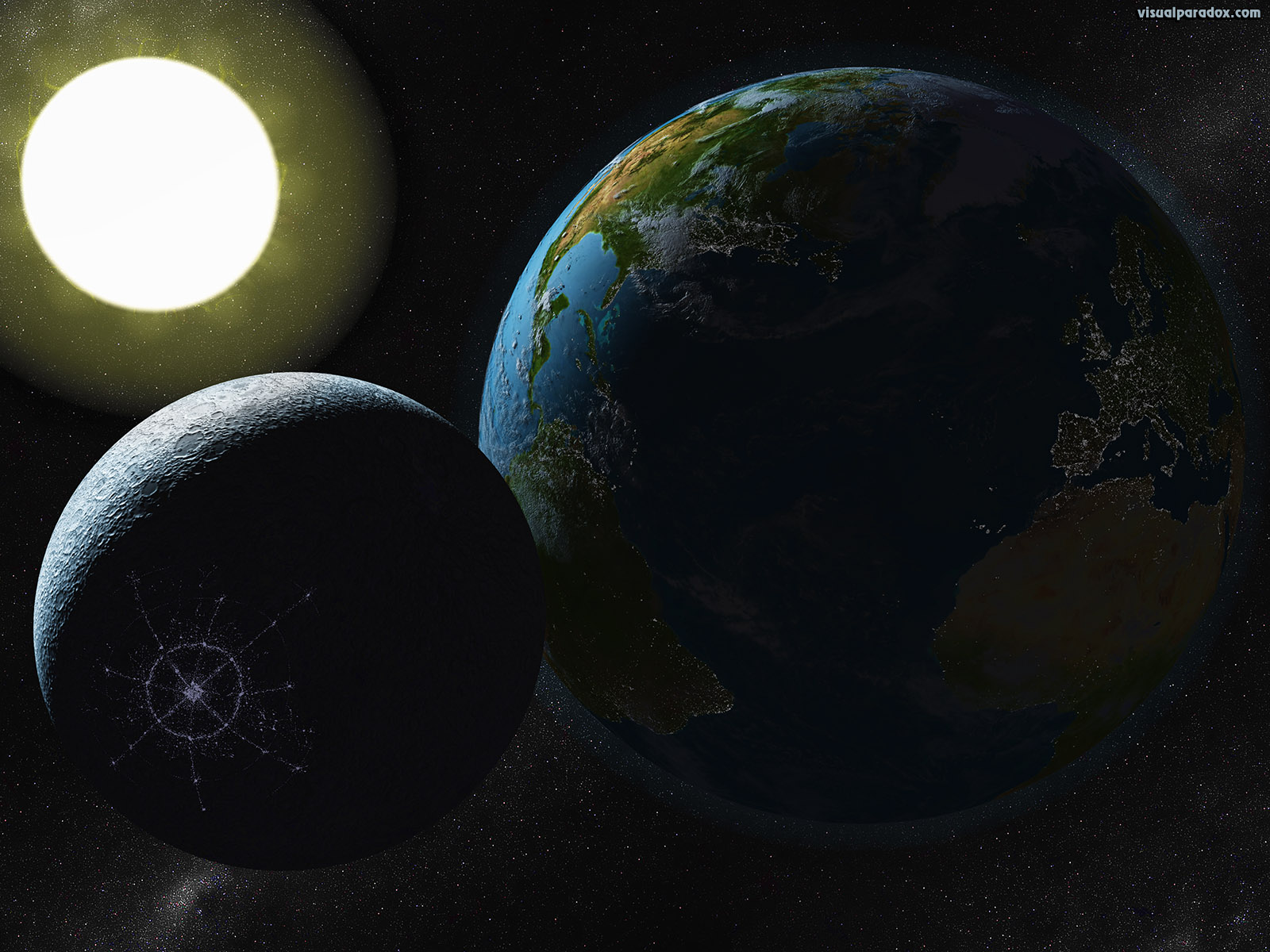 astronomy, atmosphere, blue, city, clouds, cosmology, cosmos, earth, global, globe, life, lunar, milky, moon, planet, planetarium, planetary, realistic, satellite, science, sea, sky, space, sphere, star, sun, surface, terrain, universe, water, civilization, invasion, alien, ET, extra terrestrial, 3d, wallpaper