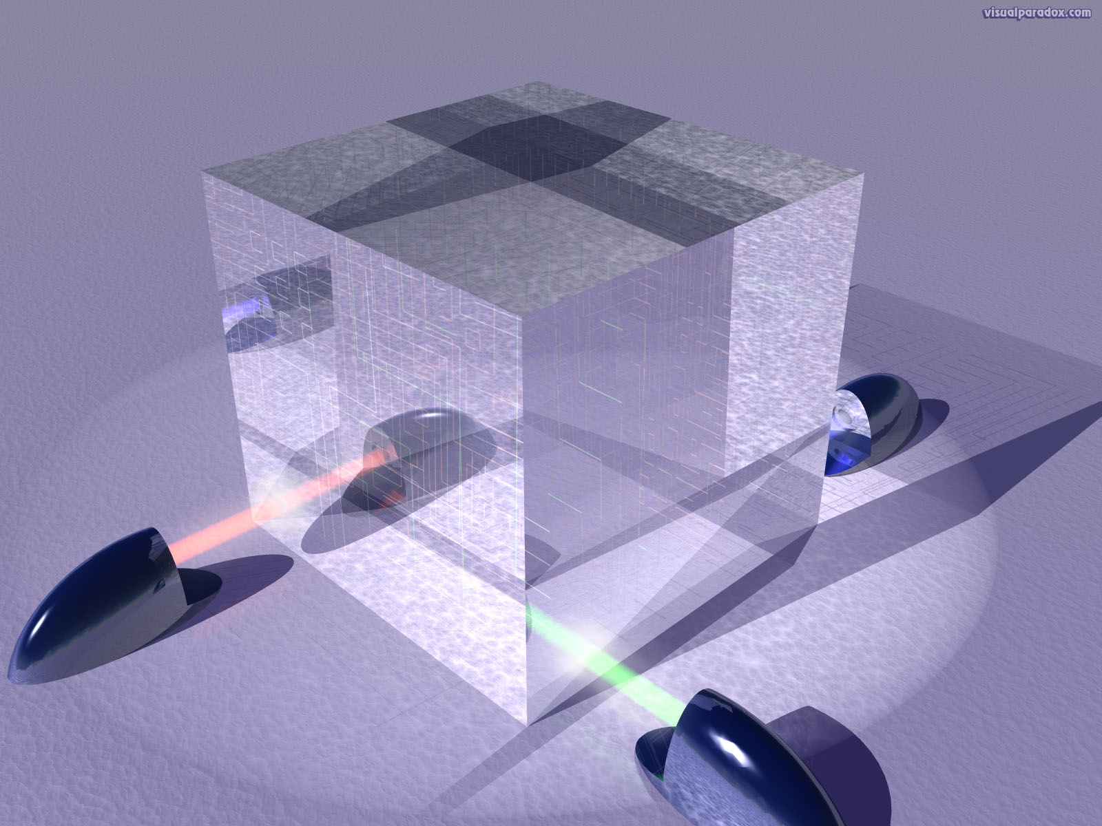 Computer, circut, glass, cube, technology, future, modern, matrix, storage, laser, 3d, wallpaper