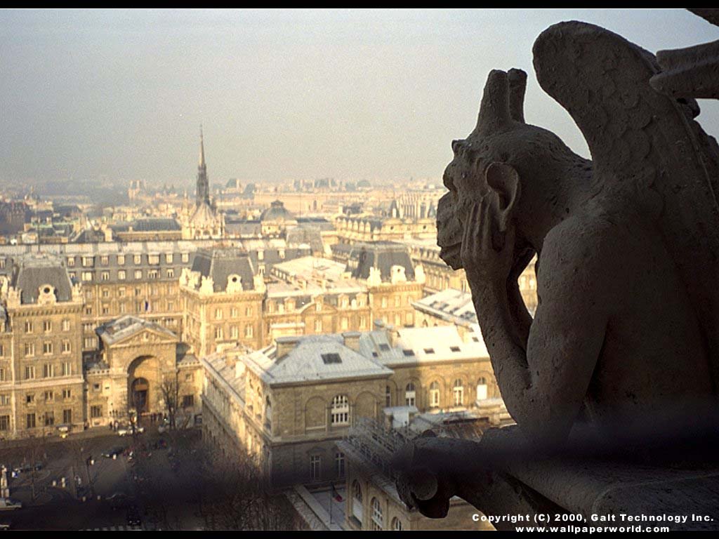 'Gargoyle' 1024x768 Free 3D Wallpaper