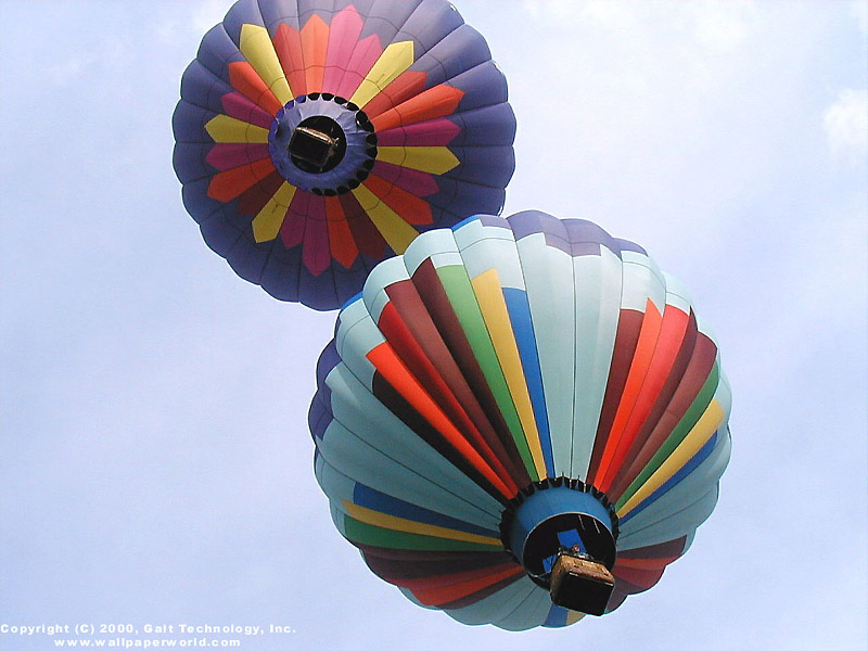 'Hot Air Balloons' 800x600 Free 3D Wallpaper