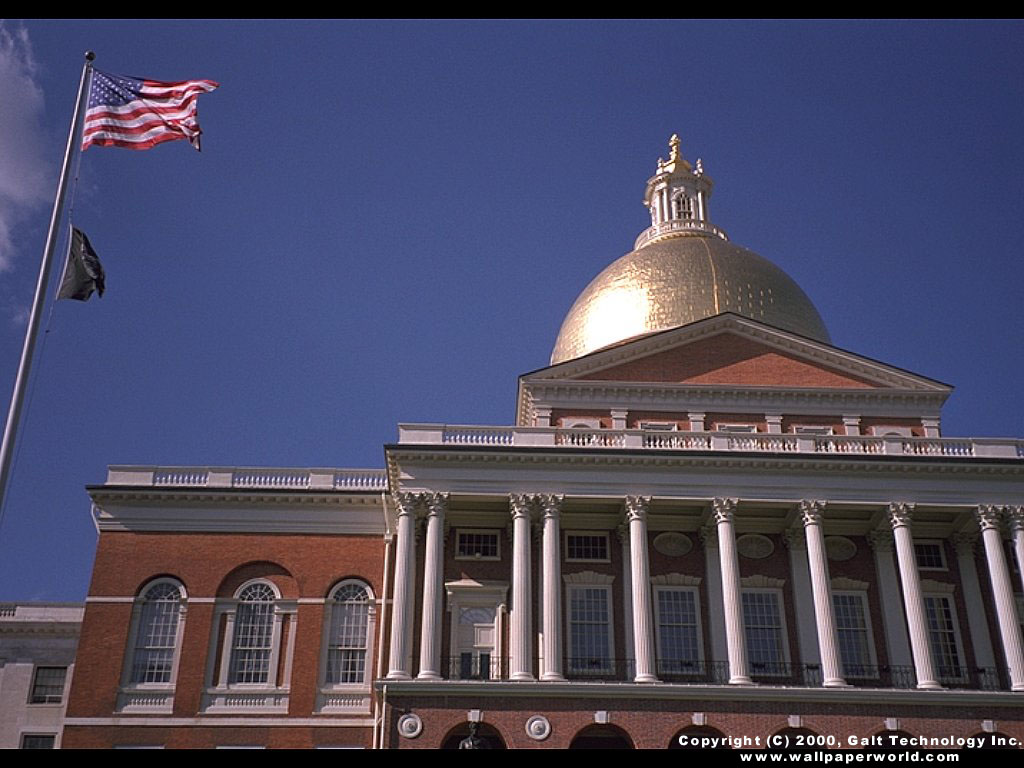 'A Capital Building' 1024x768 Free 3D Wallpaper
