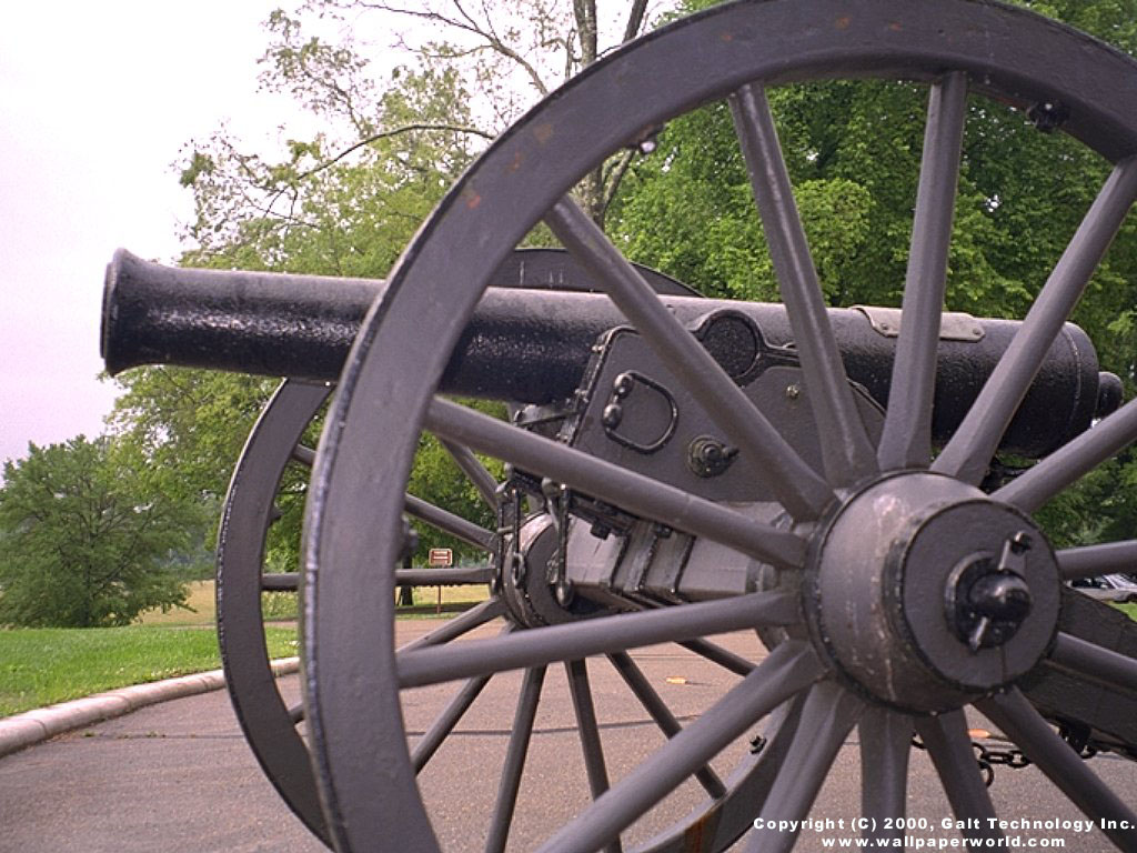 'Cannon' 1024x768 Free 3D Wallpaper