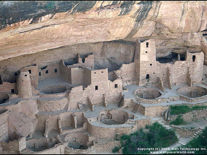 'The Cliff Palace' 800x600 Free 3D Wallpaper