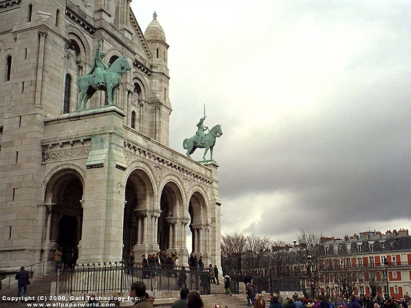 'Horse Statues' 800x600 Free 3D Wallpaper