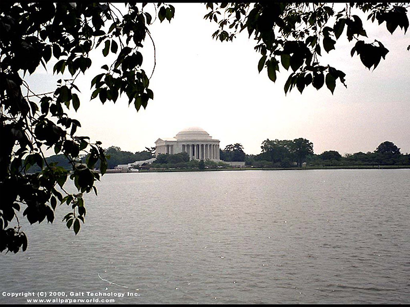 'Jefferson Memorial' 800x600 Free 3D Wallpaper