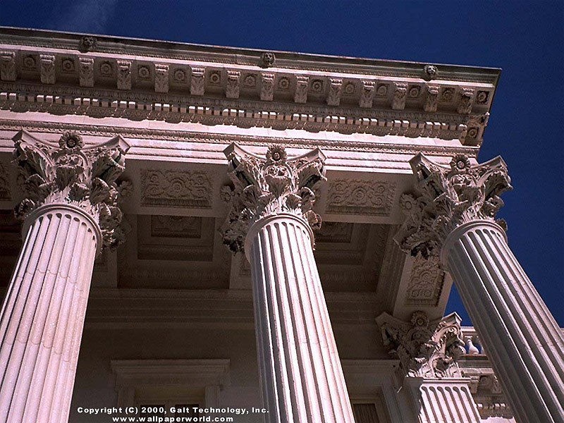 'Pillars' 800x600 Free 3D Wallpaper