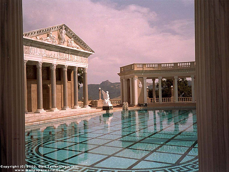 'Roman Pool' 800x600 Free 3D Wallpaper