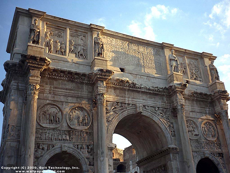 'Roman Arch' 800x600 Free 3D Wallpaper