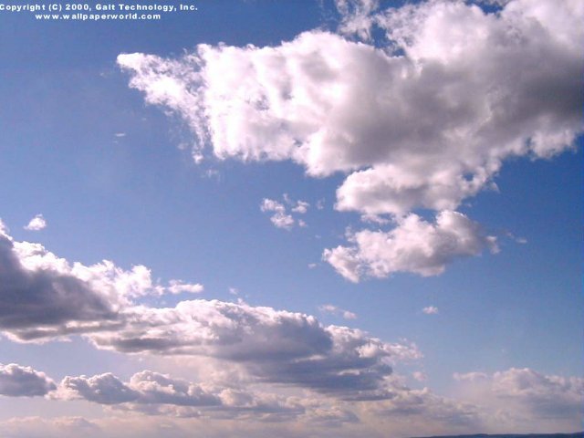 'Big Sky' 640x480 Free 3D Wallpaper