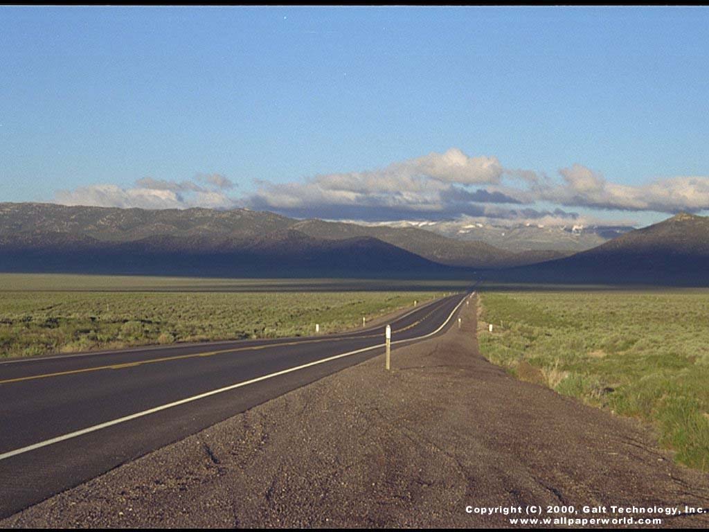 'Long Road' 1024x768 Free 3D Wallpaper