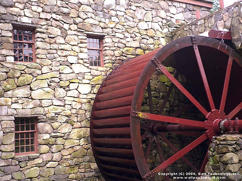 'Water Wheel' 800x600 Free 3D Wallpaper