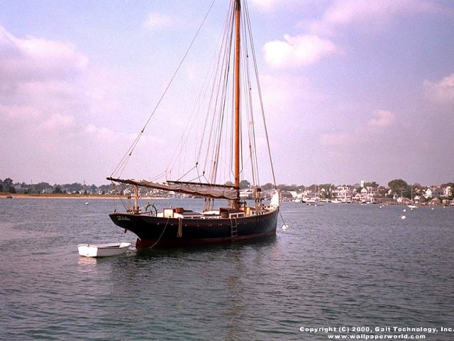 'Yacht' 640x480 Free 3D Wallpaper